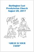 2017-08-20 – Great is your faith