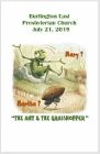 2019-07-21 – Martha and Mary – the ant and the grasshopper?